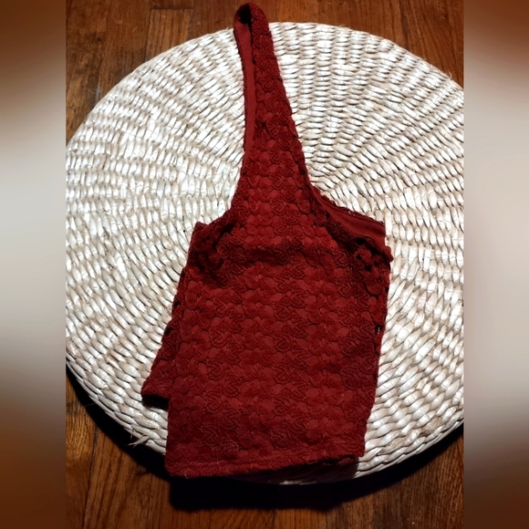 Garage Crotchet fabric lined Halter Top super boho vibes - Picture 4 of 4